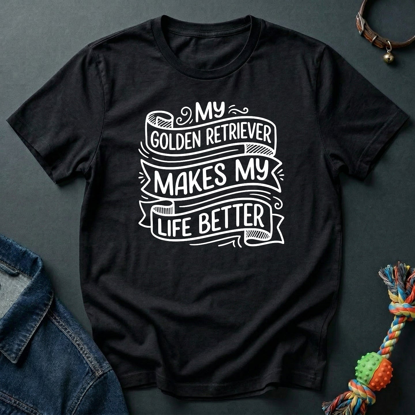 Golden Retriever makes my life better