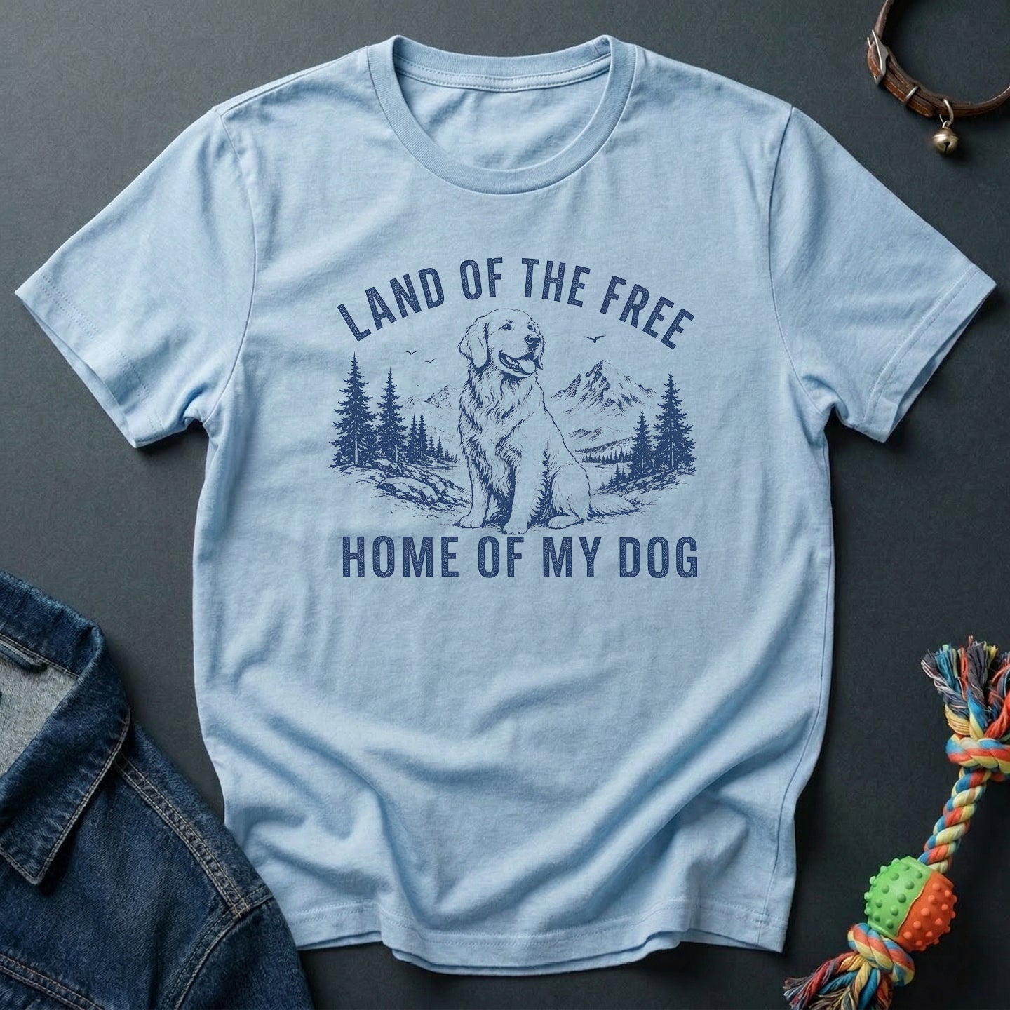 Land of Free. Home of my Dog