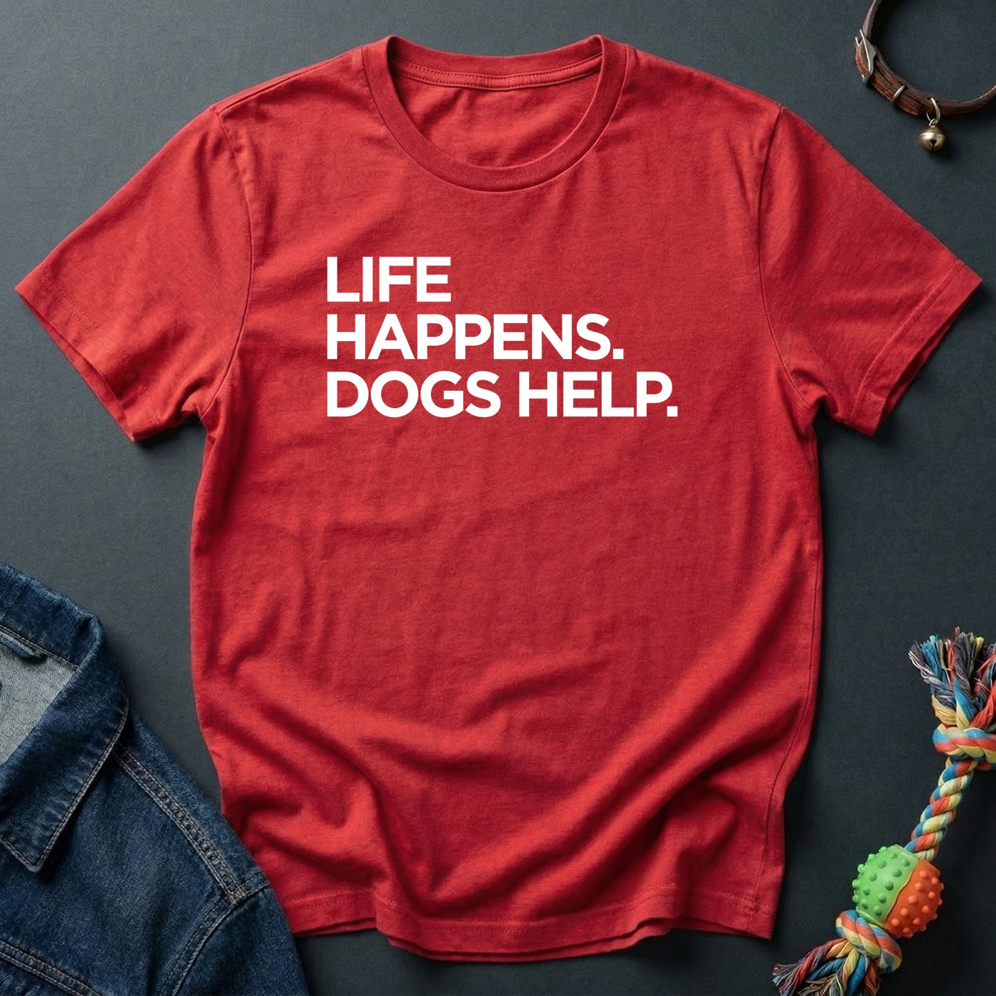Life happens. Dogs help
