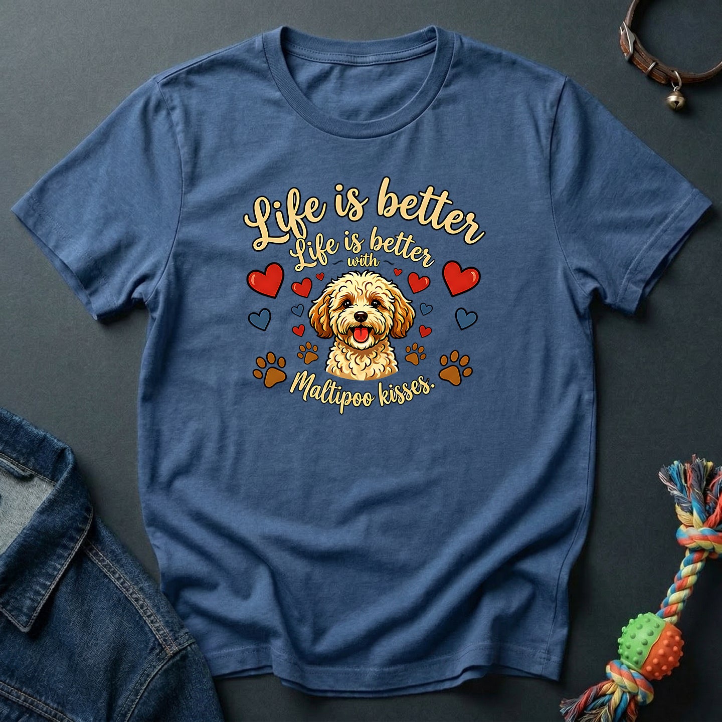 Life is Better with Maltipoo Kisses