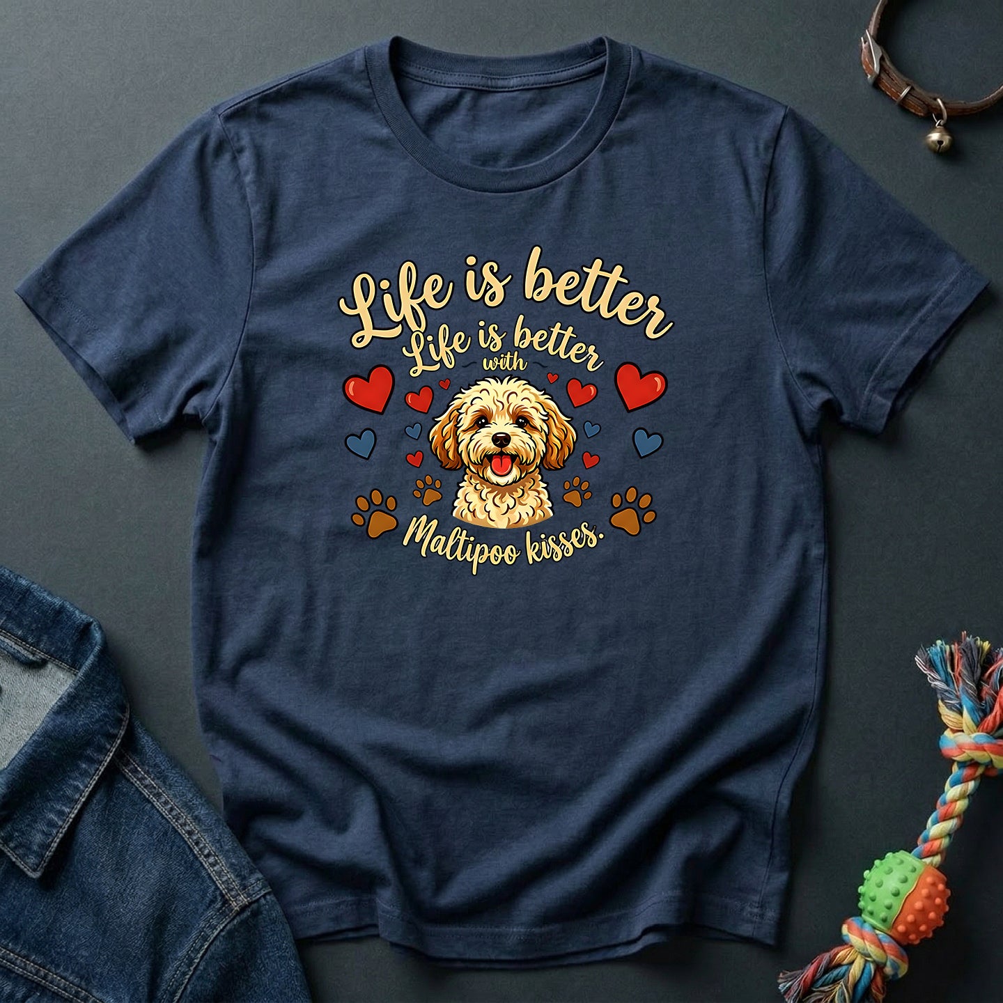 Life is Better with Maltipoo Kisses