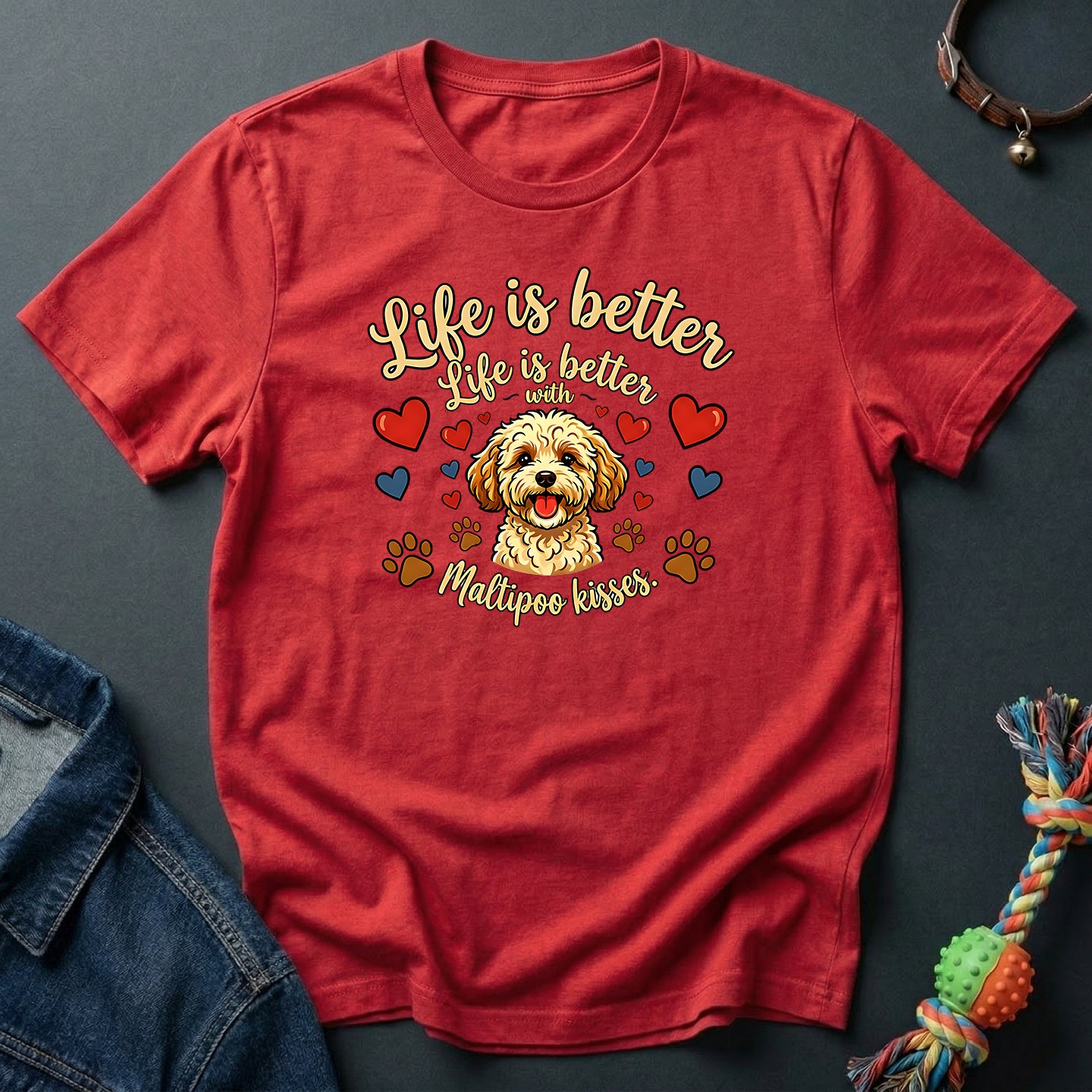 Life is Better with Maltipoo Kisses