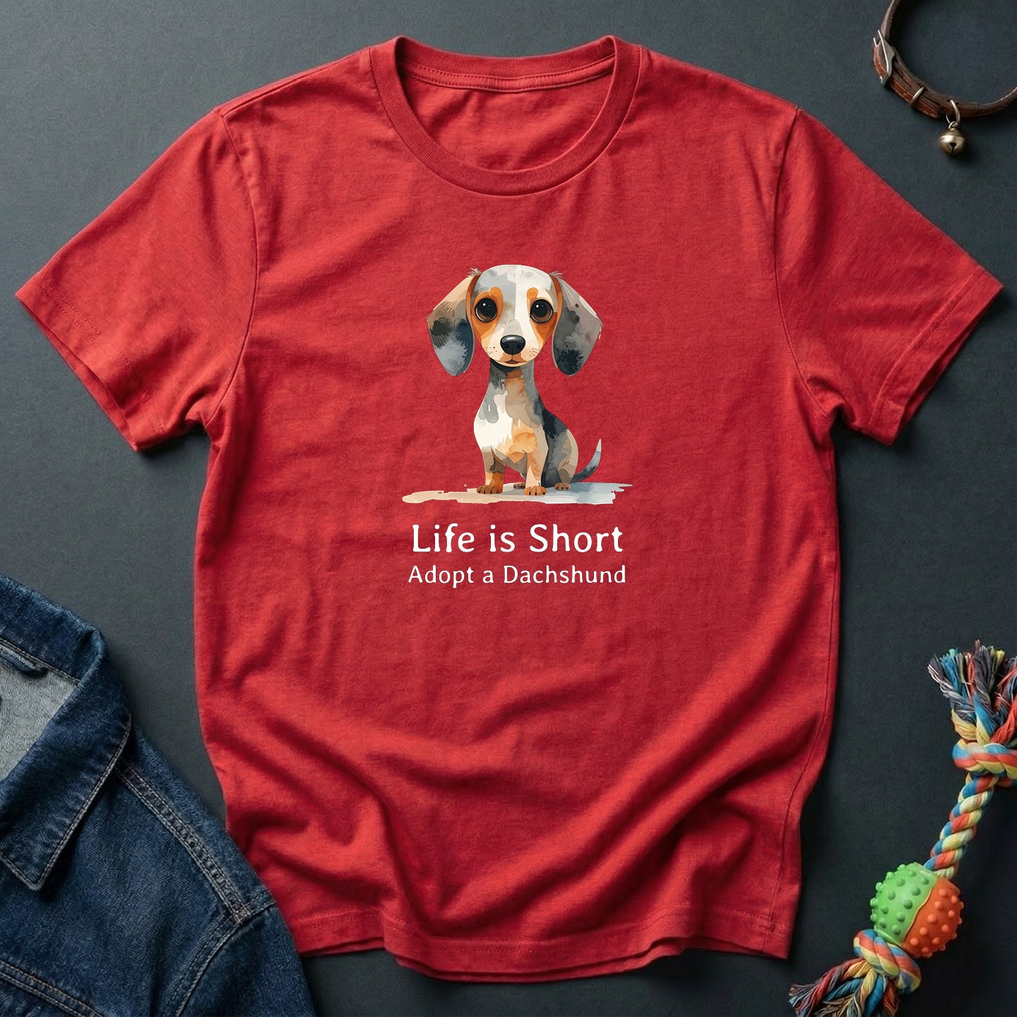 Life is Short. Adopt a Dachshund