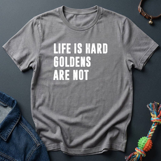 Life is hard. Goldens are not