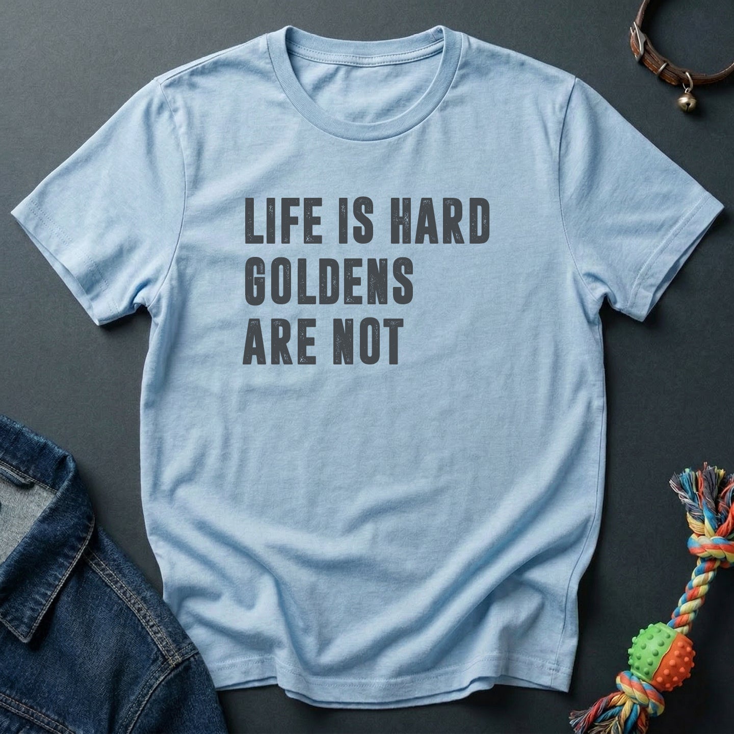 Life is hard. Goldens are not