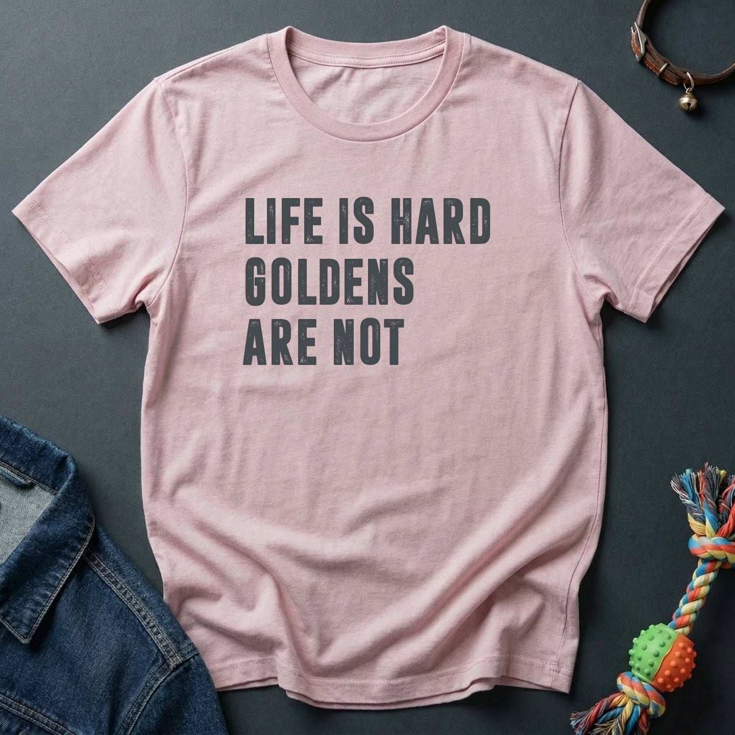Life is hard. Goldens are not