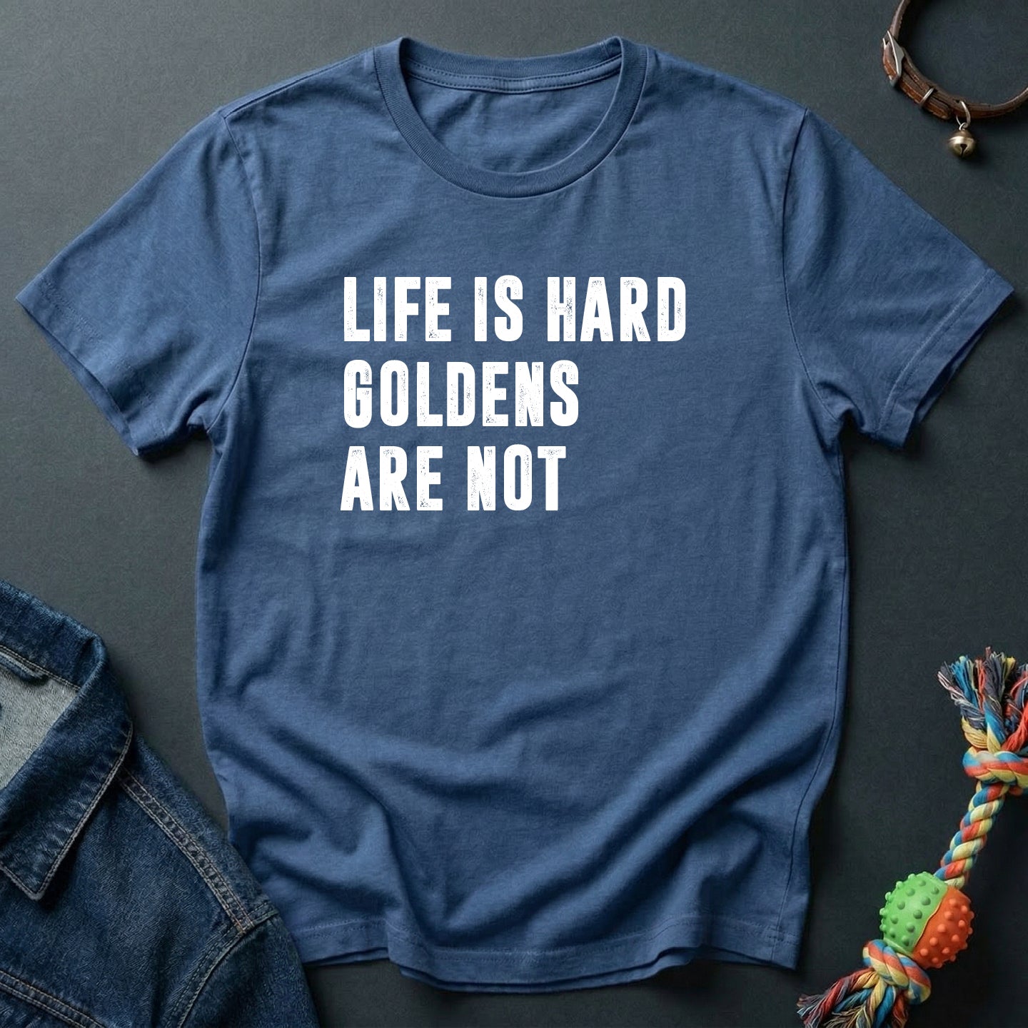 Life is hard. Goldens are not