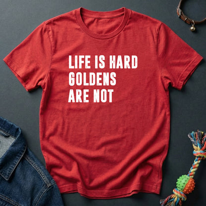 Life is hard. Goldens are not