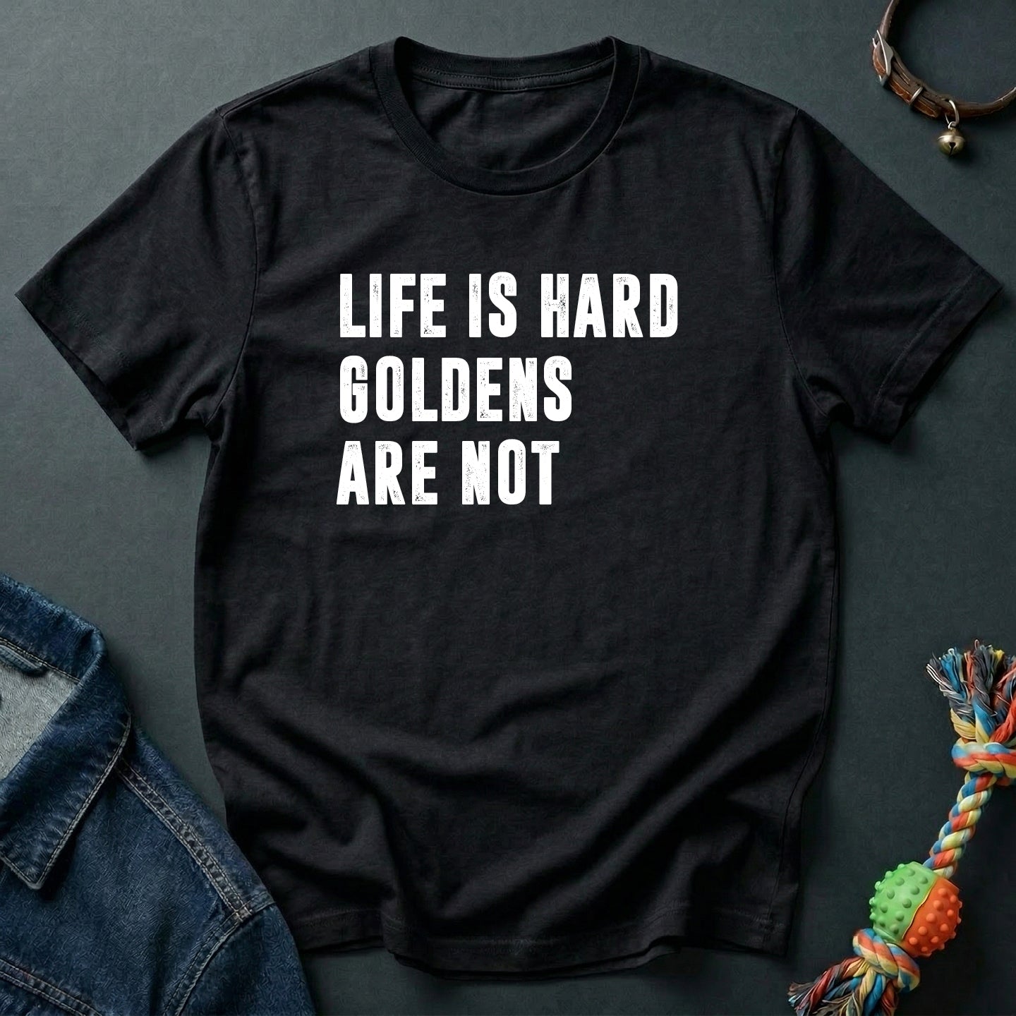 Life is hard. Goldens are not