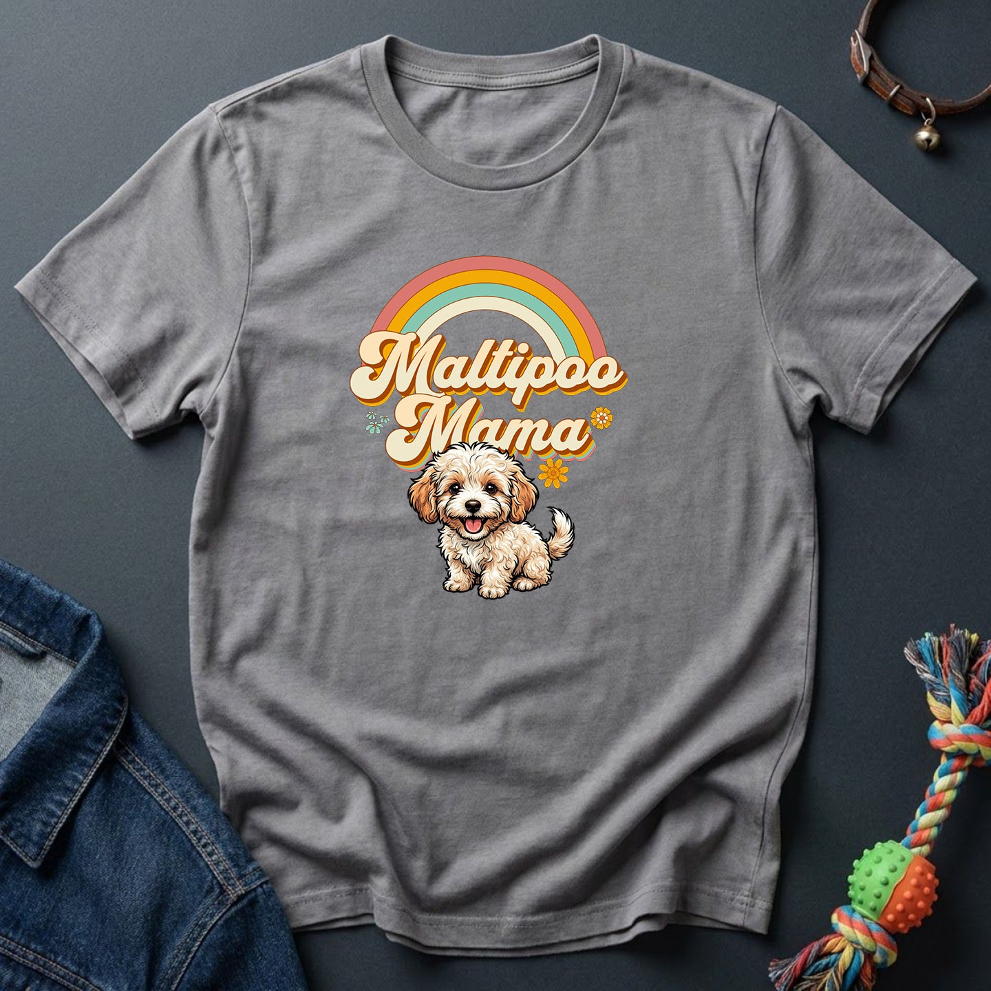 Maltipoo Mama Rainbow