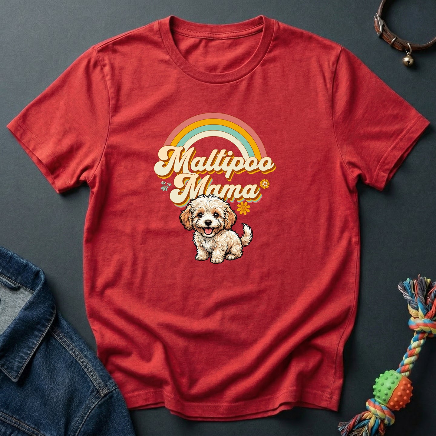 Maltipoo Mama Rainbow