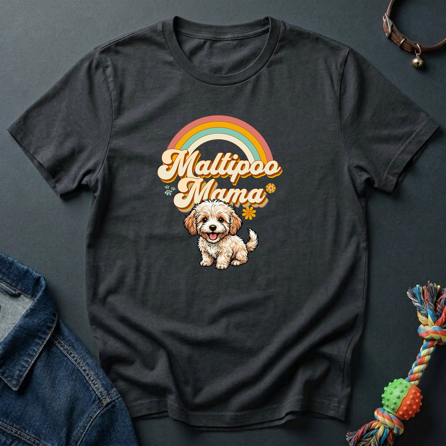 Maltipoo Mama Rainbow