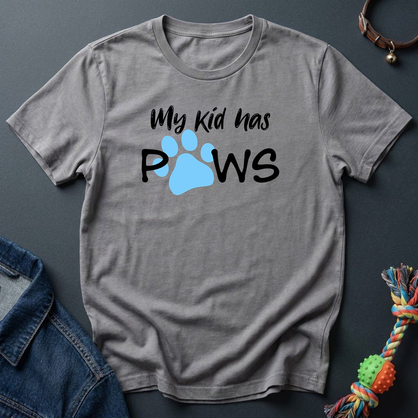 My kid has paws