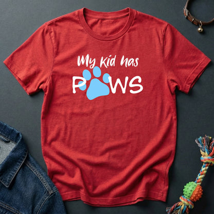My kid has paws